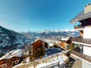 Apartment with front balcony Veysonnaz